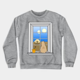 Adventurer at Heart - Cat Shirt! Crewneck Sweatshirt